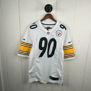 Y2K Nike Pittsburgh Steelers TJ Watt Number 90 Football Jersey Size Small